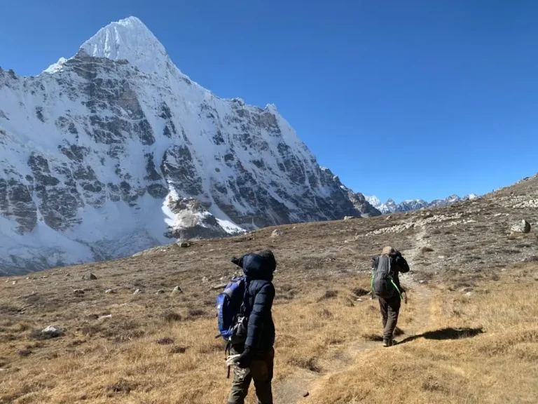 Walking towards Kanchenjunga Basecamp picture