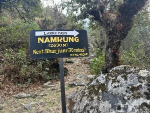 Namrung Village: Beautiful Viewpoint for Himal Chuli and Manaslu