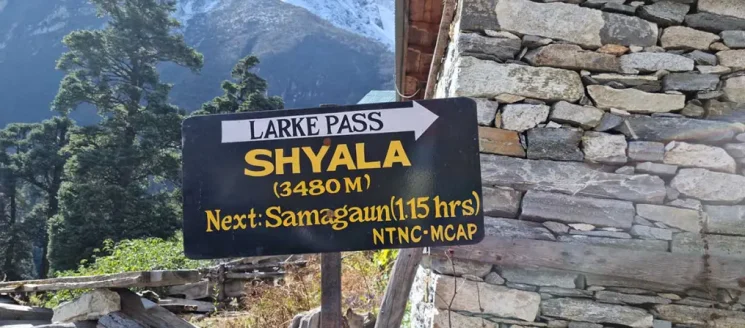 Shyala Village in Manaslu Region